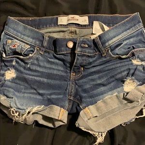 Hollister jean shorts